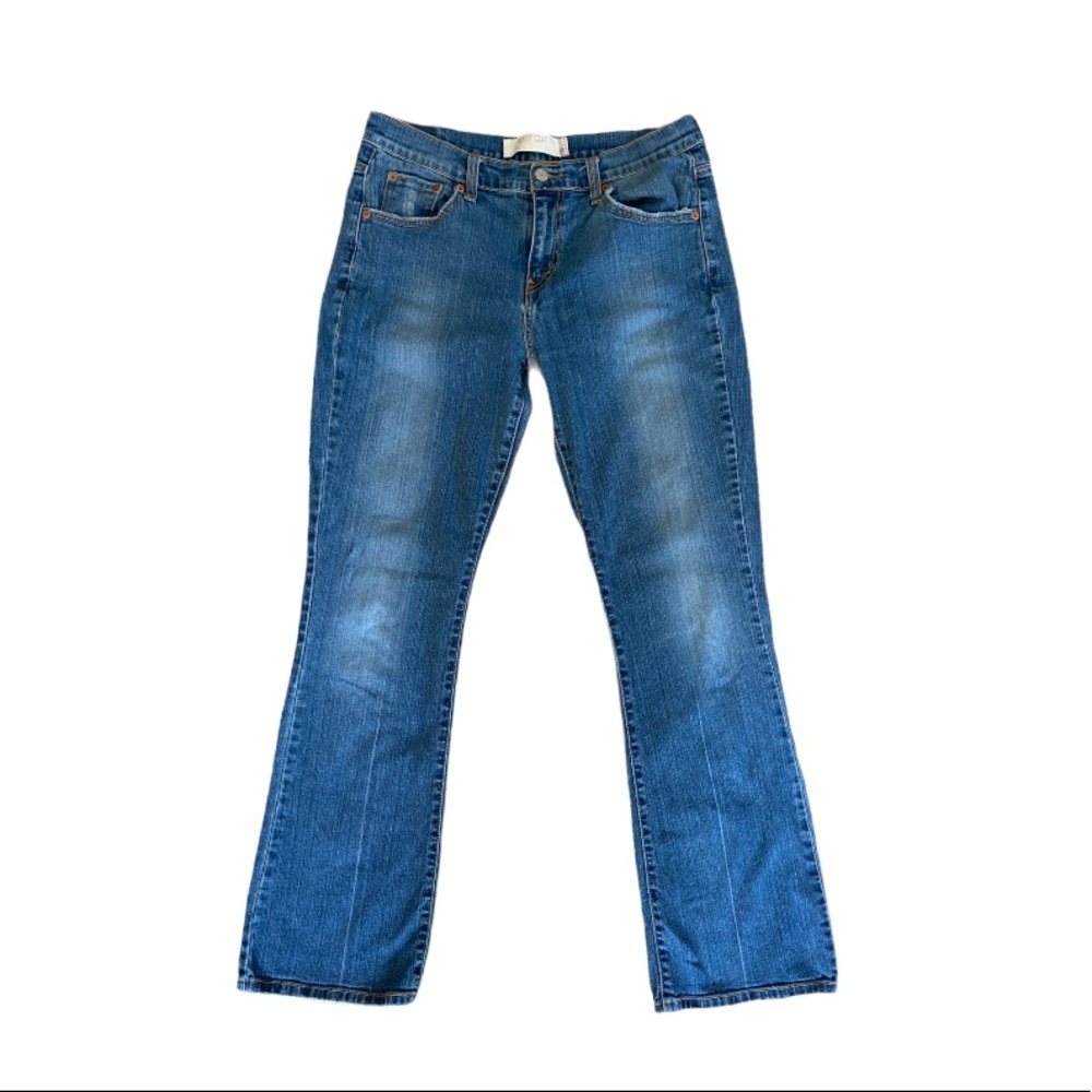 Levi’s Womens 515 Bootcut Denim Blue Jeans Size 10L